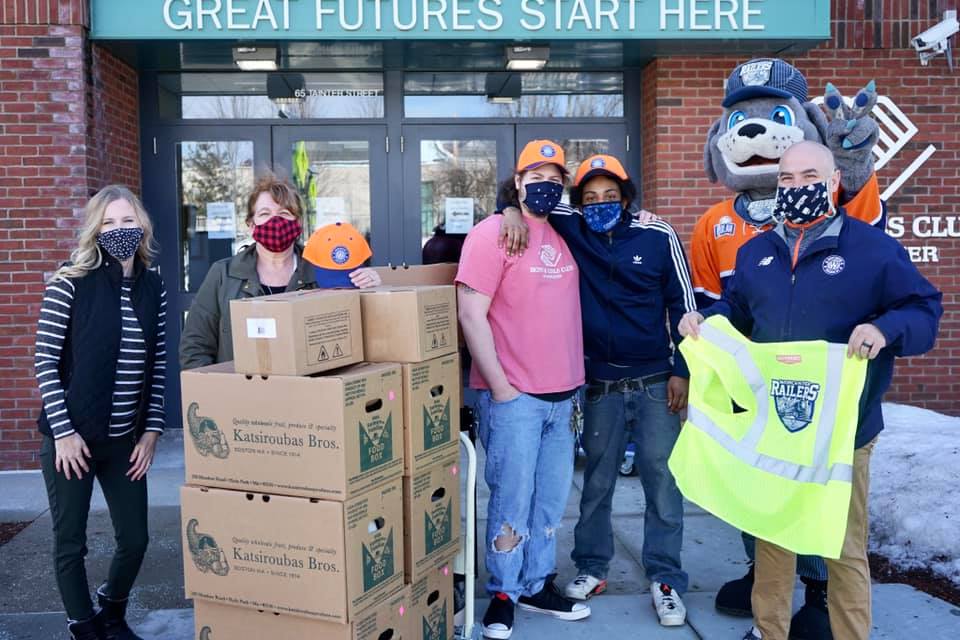 The Worcester Railers continued support of our food pantry and more
