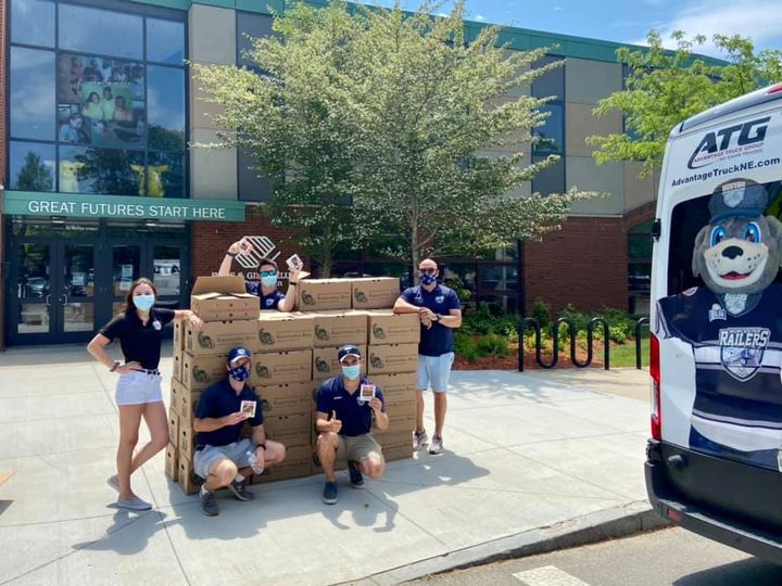 The Worcester Railers continued support of our food pantry and more