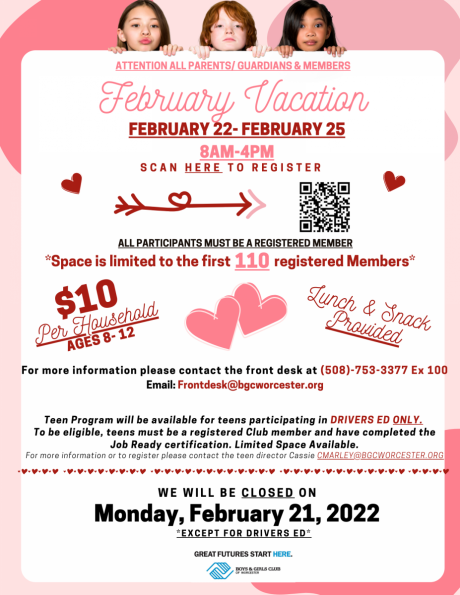 February Vacation Flyer